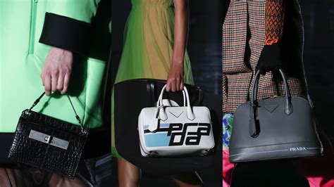 prada fw18 bag|Prada runway dresses.